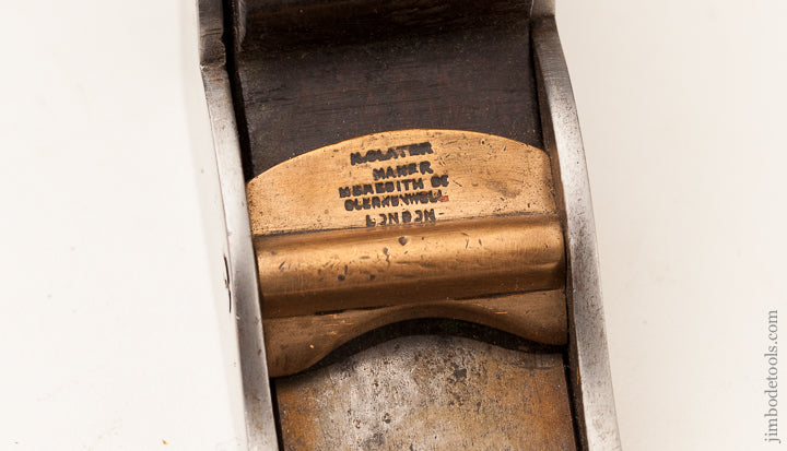 Signed H. SLATER Rosewood and Iron Chariot Plane - 63608R