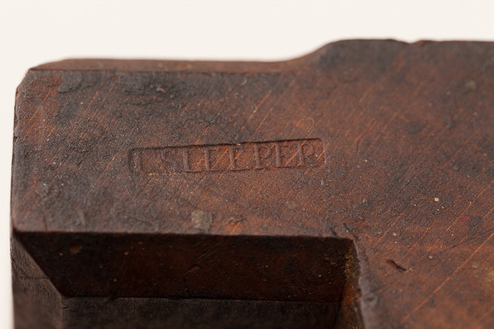 Minty 18th Century 2 1/8 inch Wide Beech Crispy Complex Molding Plane by I. SLEEPER - 63712U