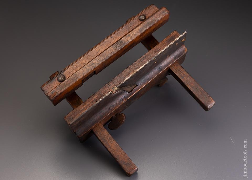 Fantastic! 18th Century Yellow Birch Plow Plane by JO, FULLER PROVIDENCE circa 1772-1822 EXTRA-FINE - 63748U