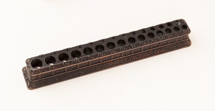 Mint! CLEVELAND TWIST DRILL CO. Nos. 51 & 58 Metal Stand in Original Box - 63803R