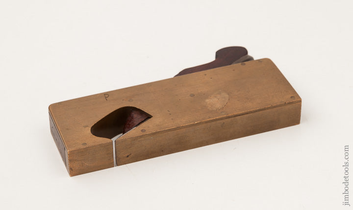 1 x 7 1/4 inch Heavy Solid Brass Rabbet Plane - 64524R