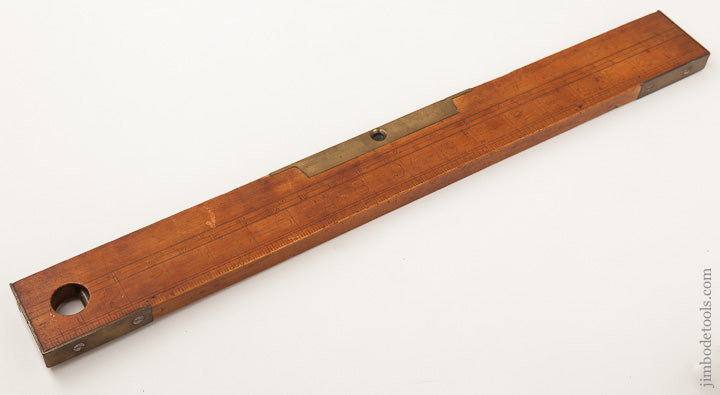FINE 18 inch Boxwood Rule and Level by RABONE - 64667