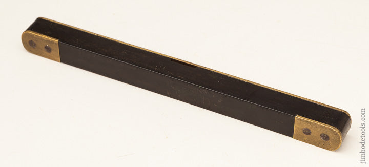 Fine and Fancy Ebony and Brass Ten Inch BEARDSHAW Level - 65293R