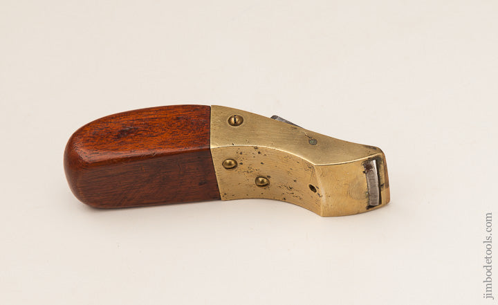 1 1/4 X 5 1/4 inch Radiused and Compassed Tail Handled Violinmaker's Plane - 65322R