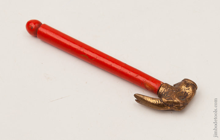 Rare Miniature 7 1/4 inch Goat Head Hammer - 65442R