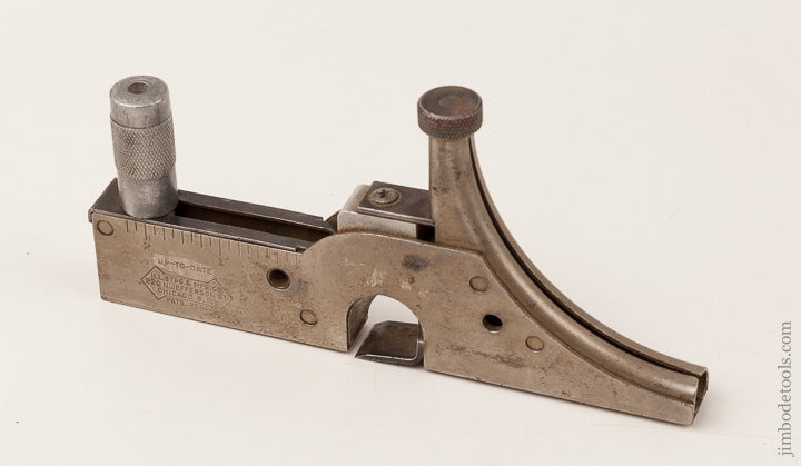 Rare! UP-TO-DATE Combination Butt Gauge, Rabbet Plane, and Router Plane by ILL. STPG. & MFG. CO. - 65538