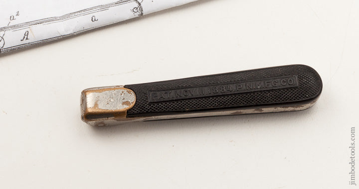 HEYSINGER November 11, 1884 Patent NOVELTY Gravity Pocket Screwdriver - 65631U