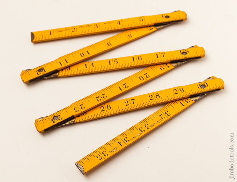 Minty 3 Foot STANLEY No. 803 Zig-Zag Rule - 66056