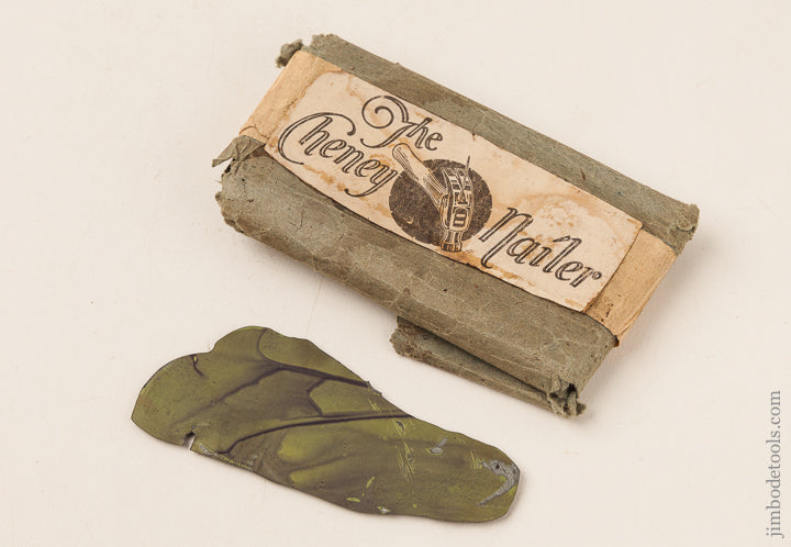 CHENEY Nail Holding Hammer Box Label Stamp * 66298U