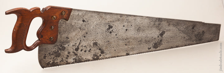 FINE 8 point 26 inch Crosscut STANLEY No. 820 Tool Box Saw SWEETHEART - 66316