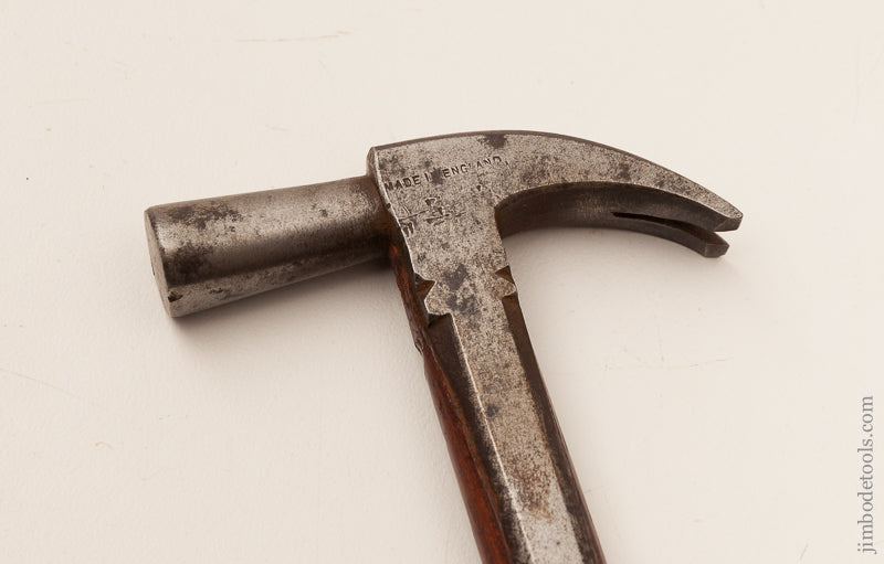 Miniature 6 3/4 inch Rosewood Handled Gentleman's Strapped Hammer with Inlaid Straps - 66454U