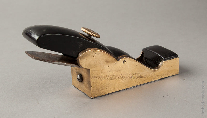 Stunning Ebony and Gunmetal Thumb Plane - 66480U