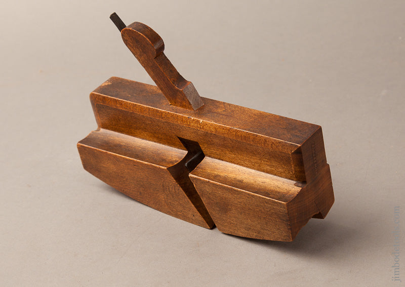 Amazing NEAR MINT Curved Cupid's Bow Moulding Plane by HATHERSICH Manchester circa 1797-1851 - 66612