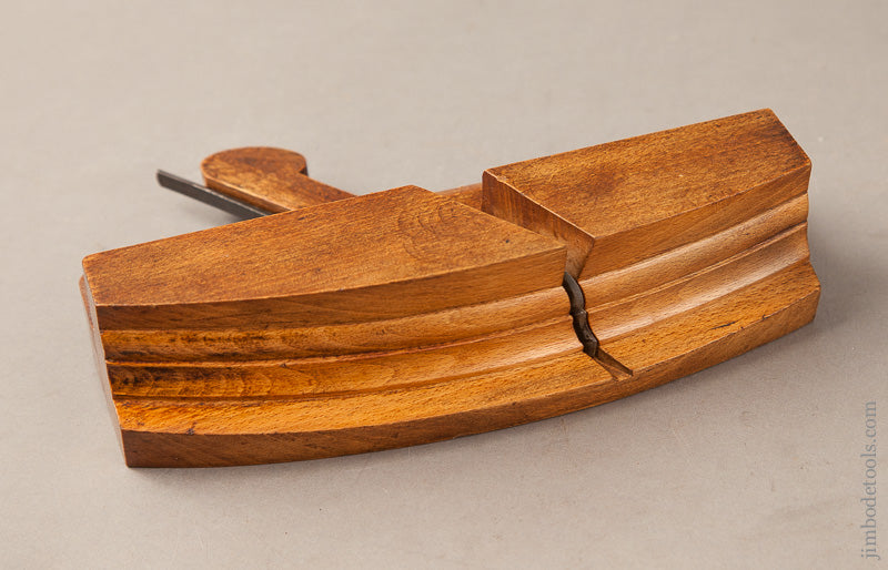 Amazing NEAR MINT Curved Cupid's Bow Moulding Plane by HATHERSICH Manchester circa 1797-1851 - 66612