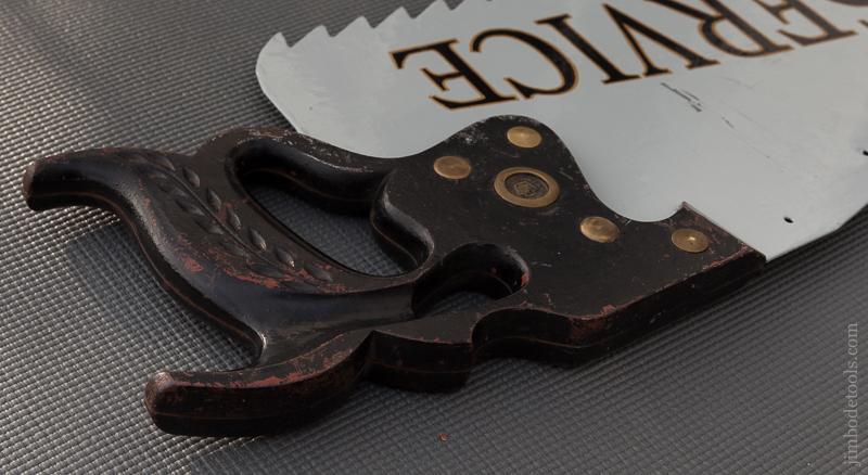 AMAZING 46 inch DISSTON D-100 Hand Saw Sign with Cast Iron Handle - EXCELSIOR 66682