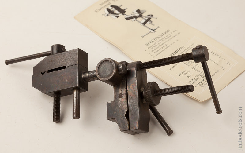 Rare! NORRIS Vice with Original Tool Catalogue Vise - 66748