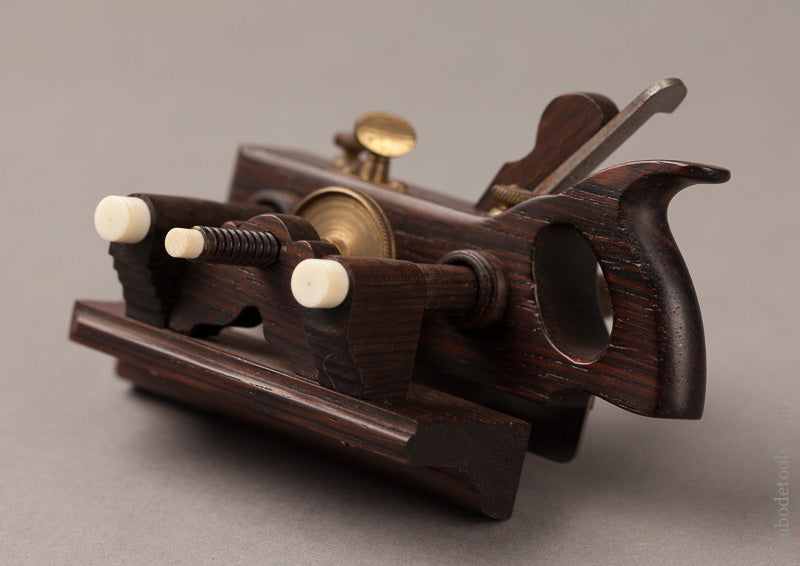 Miniature Rosewood SANDUSKY Center Wheel Plow Plane by PAUL HAMLER - 66954U