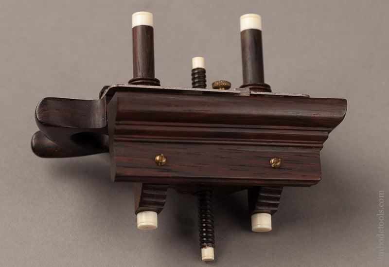 Miniature Rosewood SANDUSKY Center Wheel Plow Plane by PAUL HAMLER - 66954U