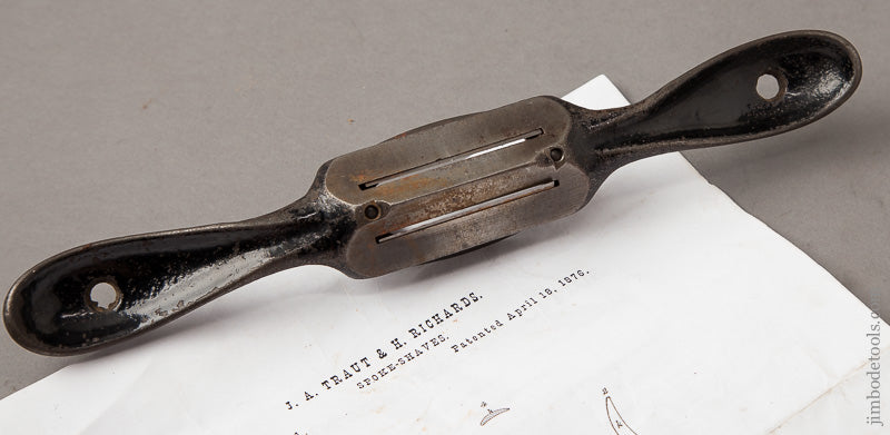TRAUT'S Patent STANLEY NO. 62 Double Blade Spoke Shave - 67018R