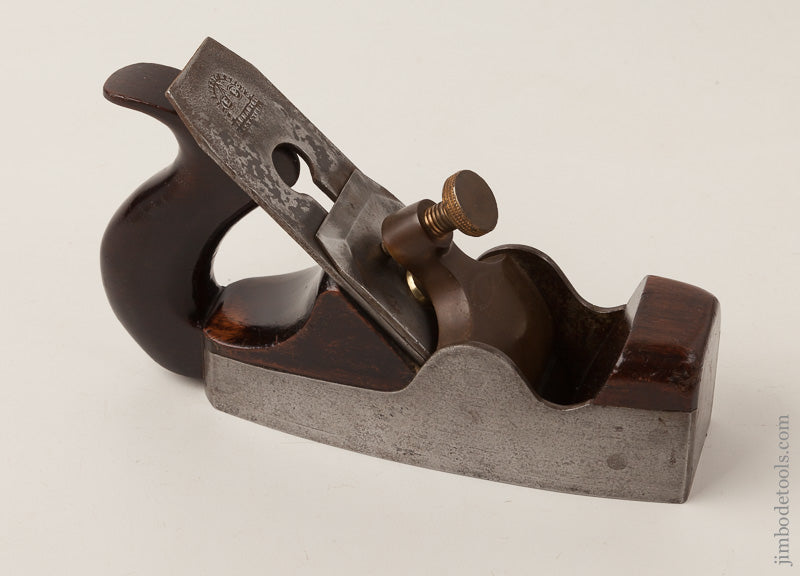 Fabulous PRESTON Smooth Plane with Etched Side and Original 2 1/8 inch PRESTON Iron - 67044U