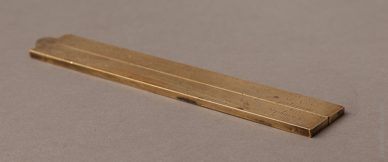 CHAPOTOT PARIS Brass Sector Rule circa 1670-1721 - 67091U