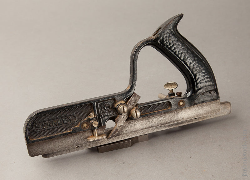 Fine STANLEY No. 248 Weather Stripping Plow Plane with 5/16 and 3/8 inch Irons - 67478R