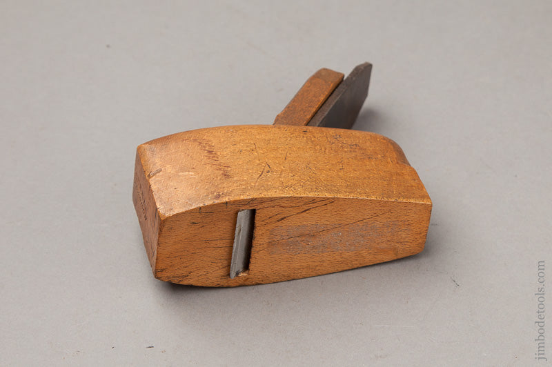 3 3/4 inch Beech Coffin Plane by CURRIE GLASGOW circa 1828-1875 - 67492R