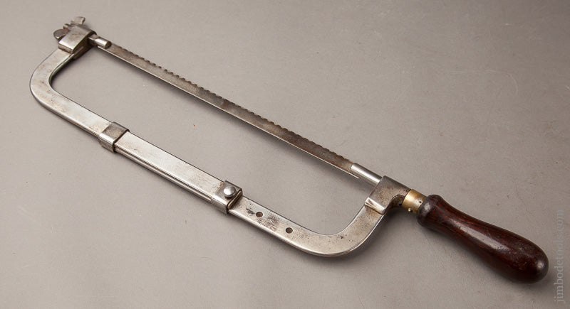Rosewood Handled MILLERS FALLS No. 10 Adjustable Hack Saw - 67535