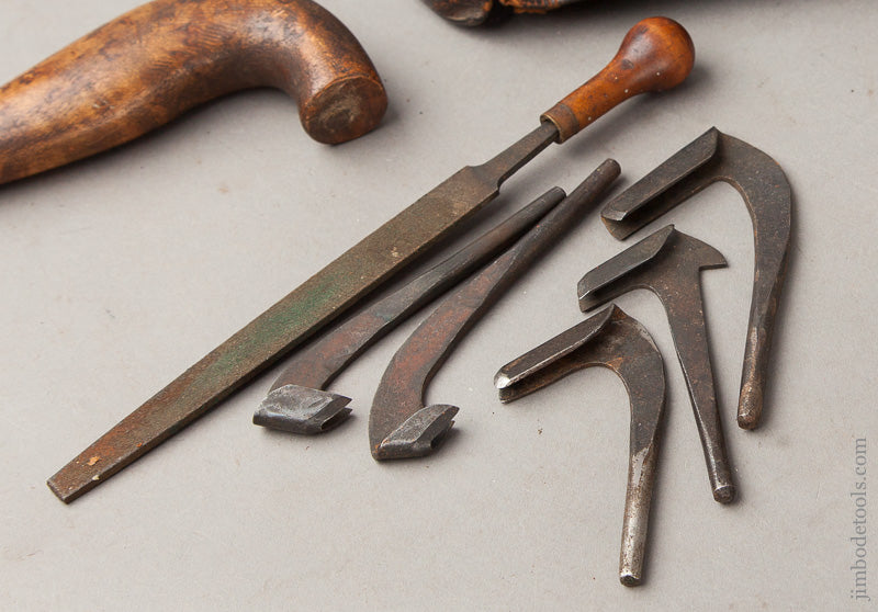 RARE Customs Inspector's Race Knife with Five Irons and File in Leather Pouch - Excelsior 67700U