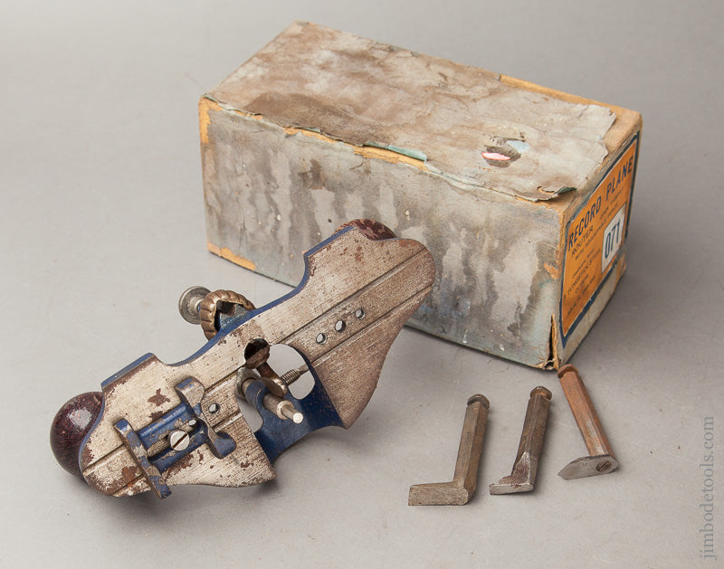 RECORD No. 071 Router Plane 100% Complete in Original Box - 67817