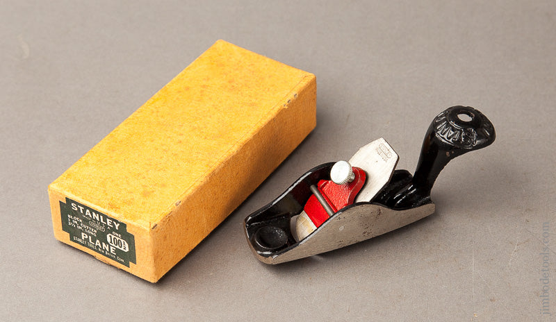 STANLEY No. 100 1/2 Round Bottom Block Plane MINT in Original Box NEW OLD STOCK - 67972R