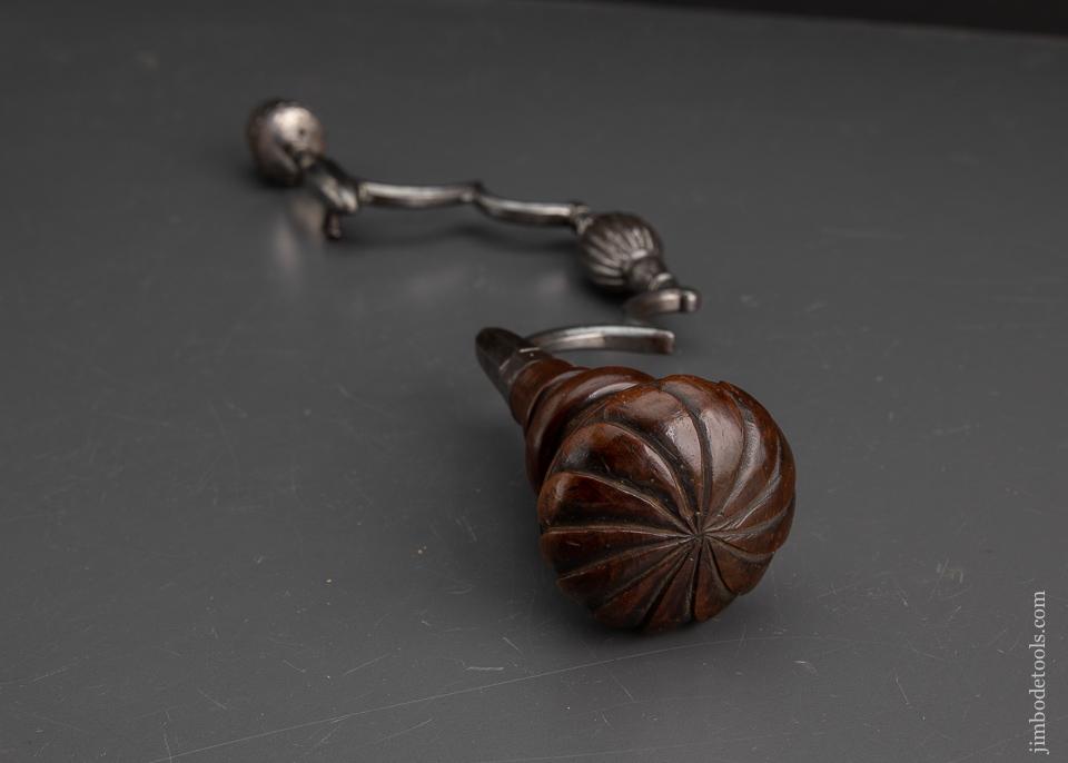 Stunning! Early Surgeon's Brace with Carved Walnut Head - EXCALIBUR 67
