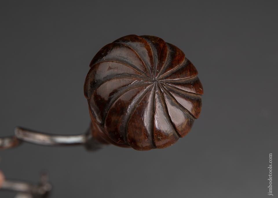 Stunning! Early Surgeon's Brace with Carved Walnut Head - EXCALIBUR 67