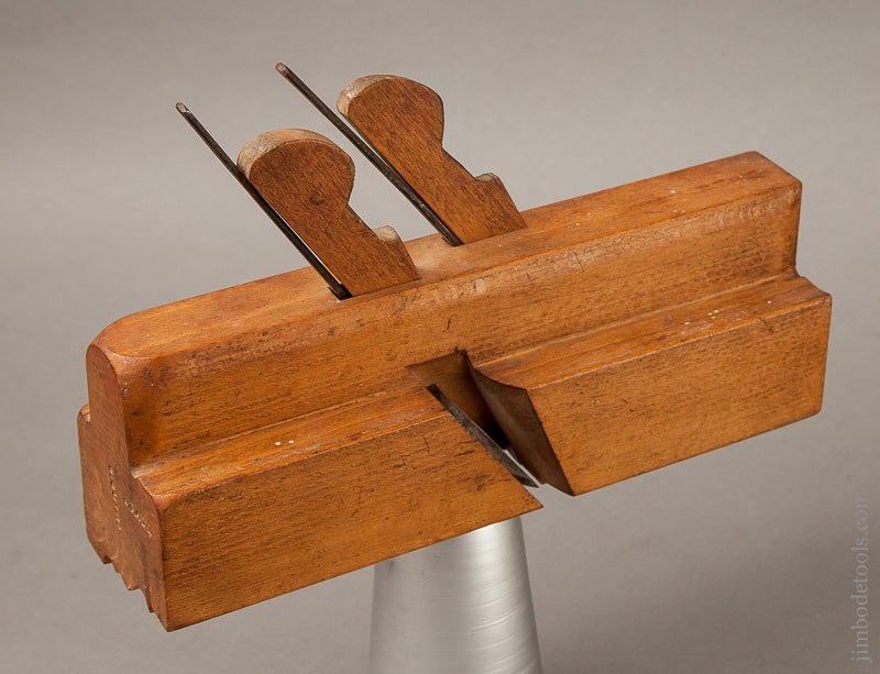 Awesome 2 1/2 inch Double Iron Crispy Complex Moulding Plane by A. MATHIESON & SON GLASGOW & EDINBURGH circa 1854-1900 EXTRA FINE! - 68068