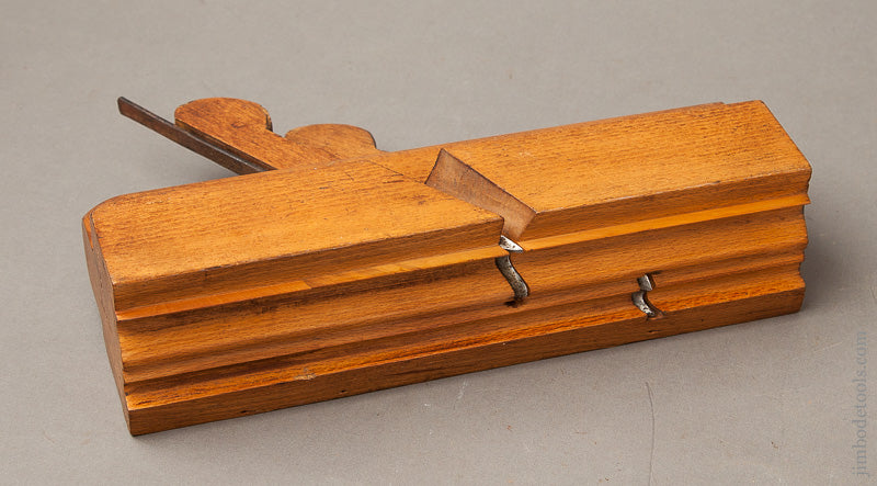 Awesome 2 1/2 inch Double Iron Crispy Complex Moulding Plane by A. MATHIESON & SON GLASGOW & EDINBURGH circa 1854-1900 EXTRA FINE! - 68068