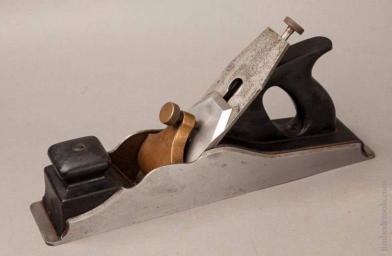 Clean 14 1/2 inch NORRIS A1 Jointer Plane with Full Original 2 1/2 inch NORRIS Iron - 68212