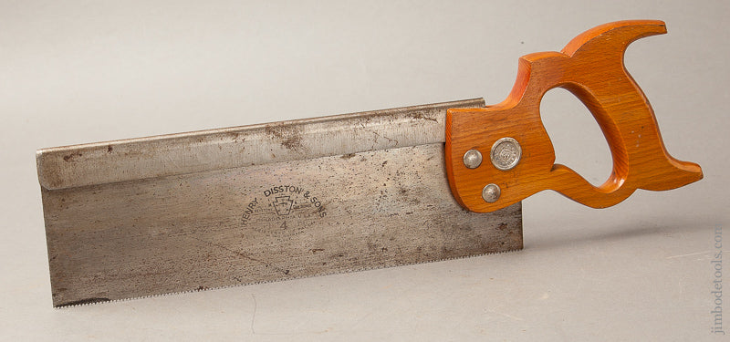 13 point 12 inch Rip DISSTON No. 4 Back Saw NEW OLD STOCK - 68342