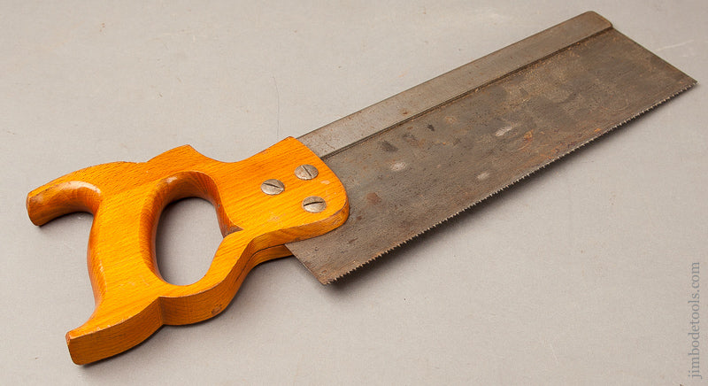 13 point 12 inch Rip DISSTON No. 4 Back Saw NEW OLD STOCK - 68342