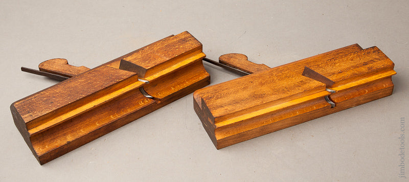 Extra Crisp and Fine Pair of User Side Bead Moulding Planes by VARVILL & SONS LTD YORK circa 1873-1904 - 68409