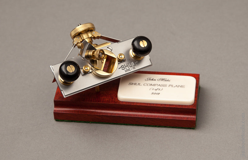 Miniature 2 3/4 inch SHUL Compass Plane by JOHN MAKI 2012 with Stand in Original Box - 68417U