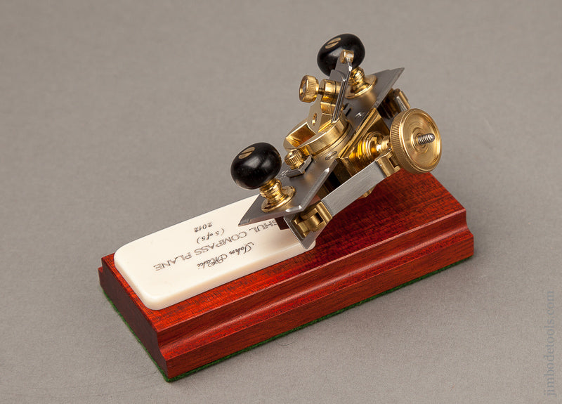Miniature 2 3/4 inch SHUL Compass Plane by JOHN MAKI 2012 with Stand in Original Box - 68417U