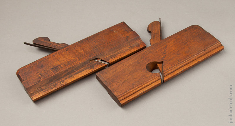 Mixed Maker Pair of Side Round Moulding Planes - 68419