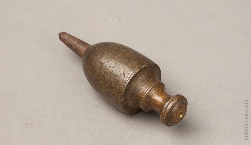 Gorgeous! Six inch Two pound Heavy Brass Acorn-Shaped Plumb Bob - 68519R