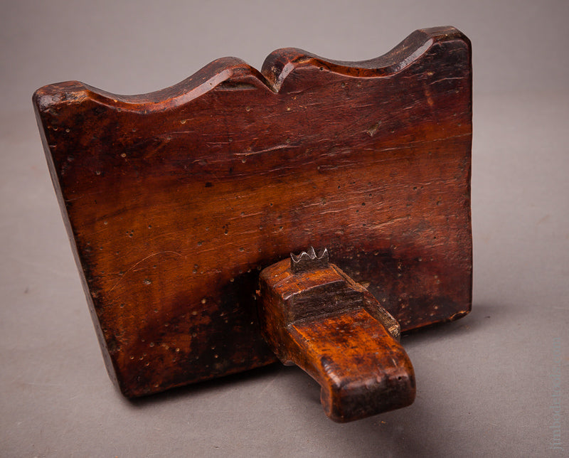 Early  18th Century Decorated Croze  -- 68523R
