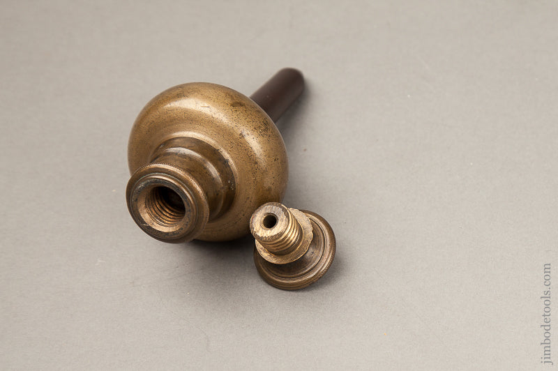 Exquisite Early Brass and Steel Plumb Bob - 68641R