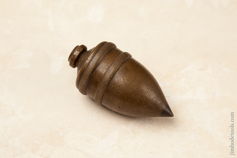 17 Ounce 3 1/2 inch Brass Plumb Bob - 68716R