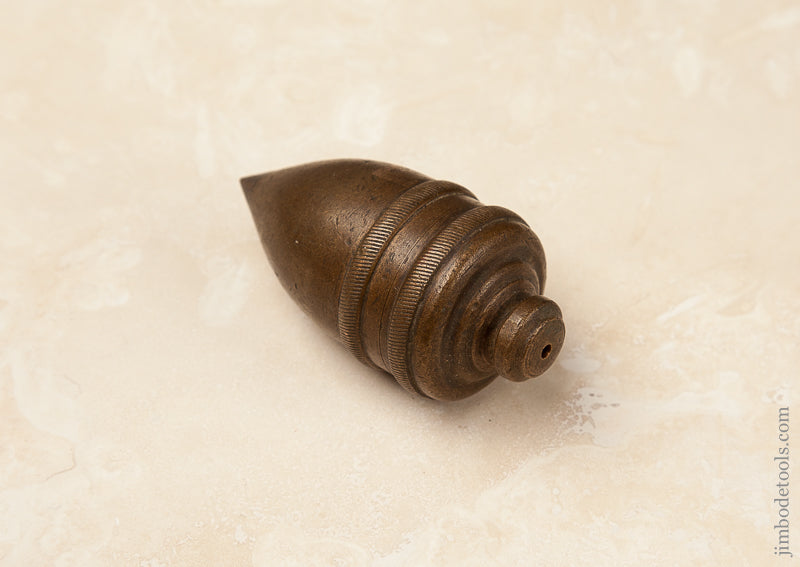 17 Ounce 3 1/2 inch Brass Plumb Bob - 68716R
