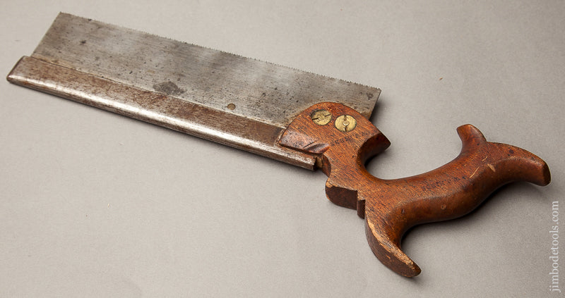 Just Sharpened! 17 point 9 inch Crosscut G.H. BUCK Back Saw - 68818
