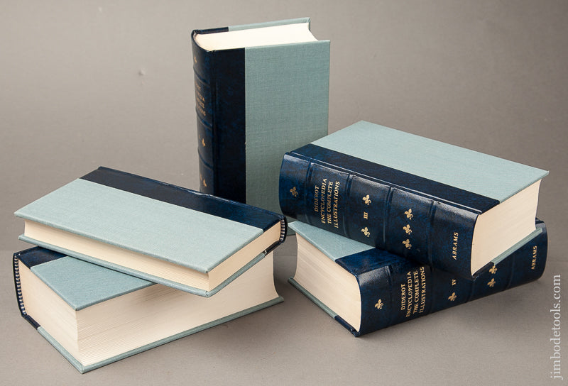 Super RARE Magnificent Set of Limited Edition Leather Bound Books :  DIDEROT THE COMPLETE ILLUSTRATIONS Boxed Set MINT - 68832
