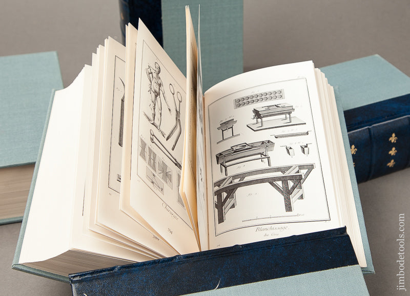 Super RARE Magnificent Set of Limited Edition Leather Bound Books :  DIDEROT THE COMPLETE ILLUSTRATIONS Boxed Set MINT - 68832